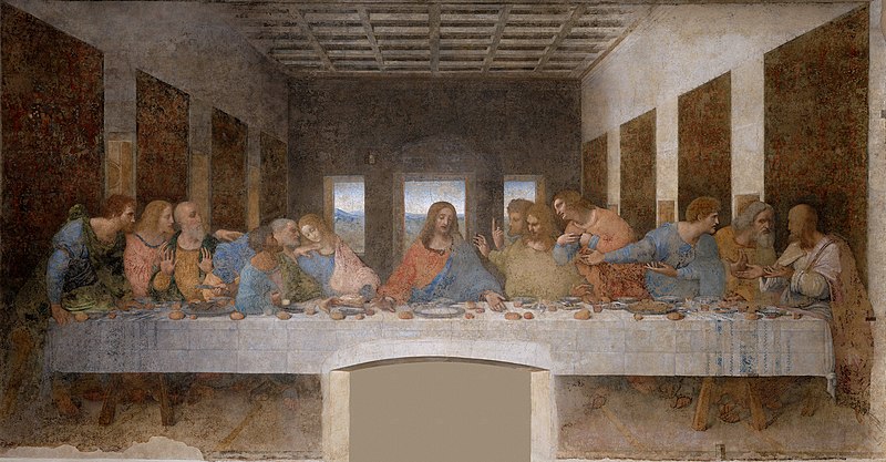 Leonardo_da_Vinci_(1452-1519)_-_The_Last_Supper_(1495-1498), Milan, Italy