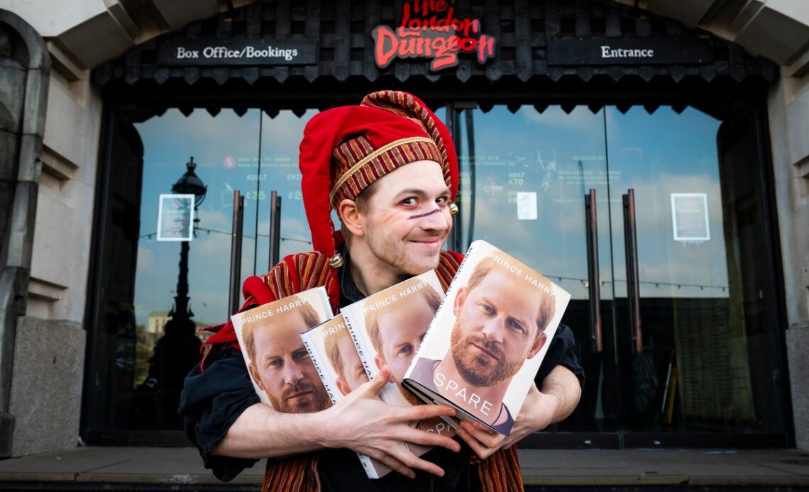 London Dungeon offers free entry to anyone ditching their copy of Prince Harry’s book ‘Spare’