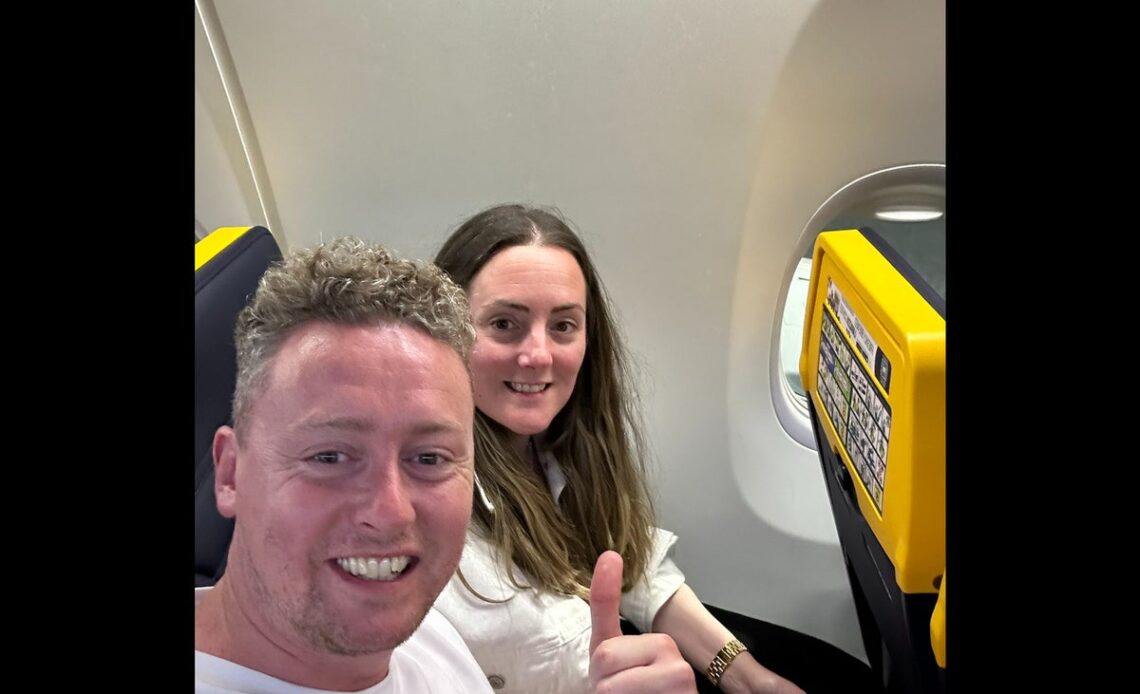 Ryanair trolls couple on their honeymoon after window complaint