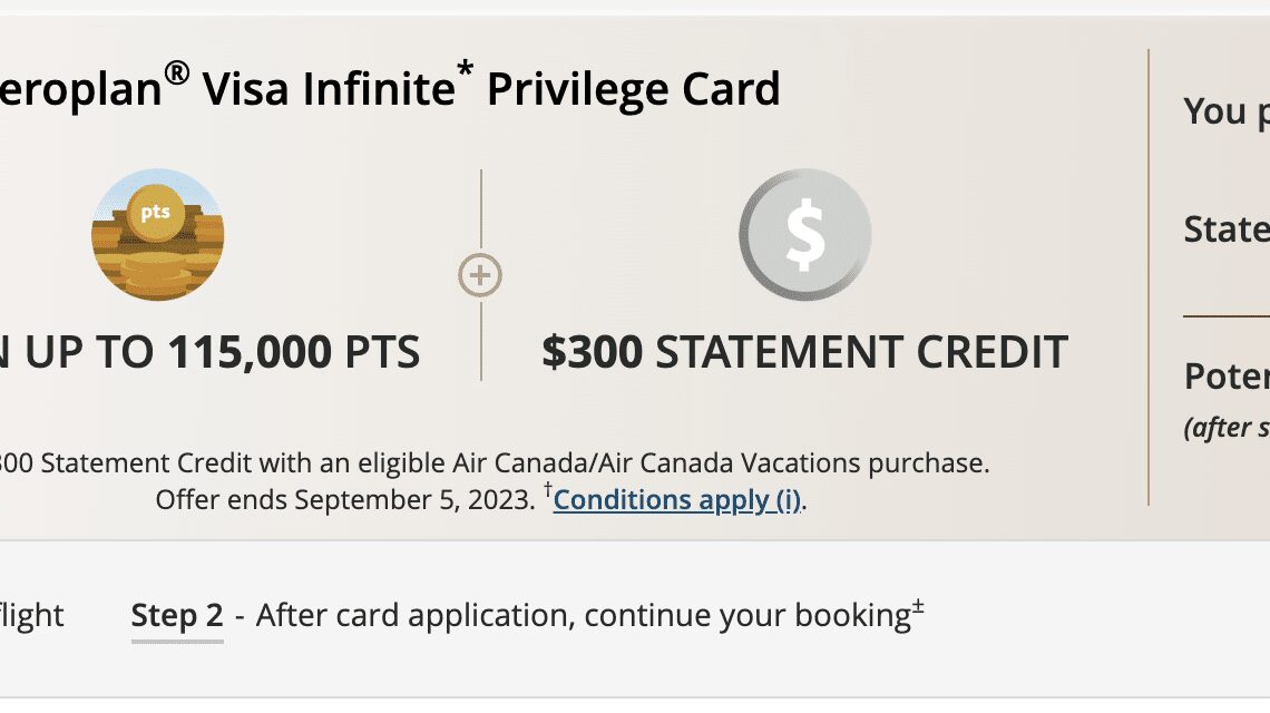 TD Aeroplan Cards: In-Path Offers for Points + Statement Credit