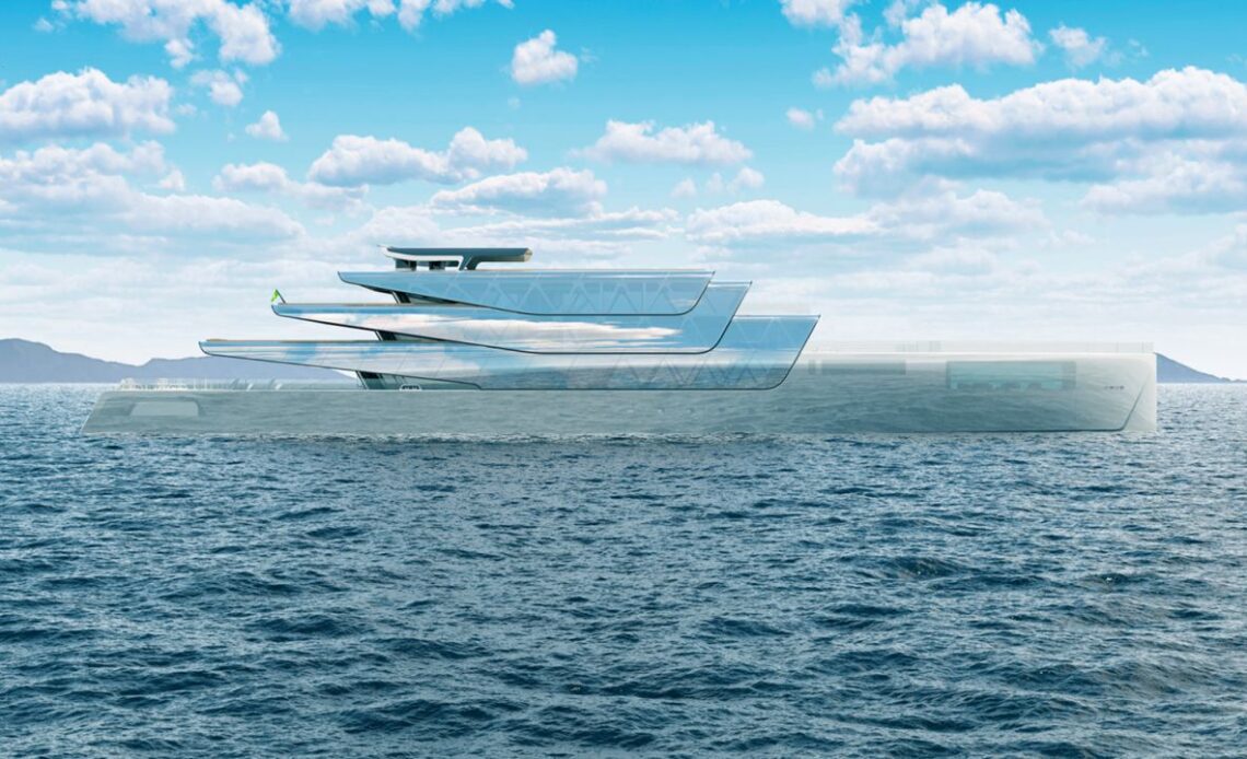 A rendering of the Pegasus concept by Jozeph Forakis Design, described as the