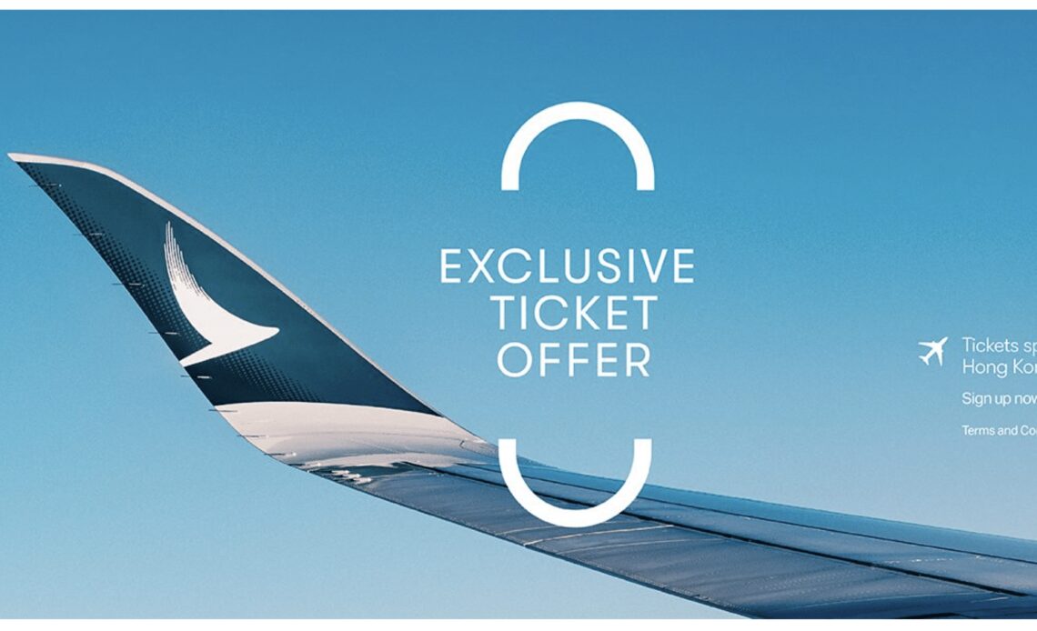 Tonight: Cathay Pacific Flight Giveaway Begins
