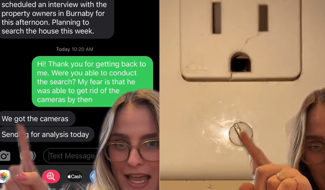 Woman finds ‘creepy’ hidden camera in Airbnb bathroom