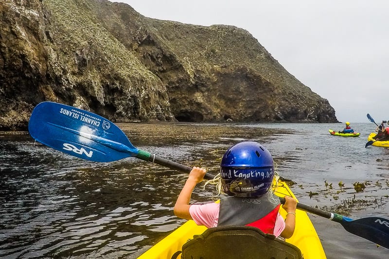 girl kayaking