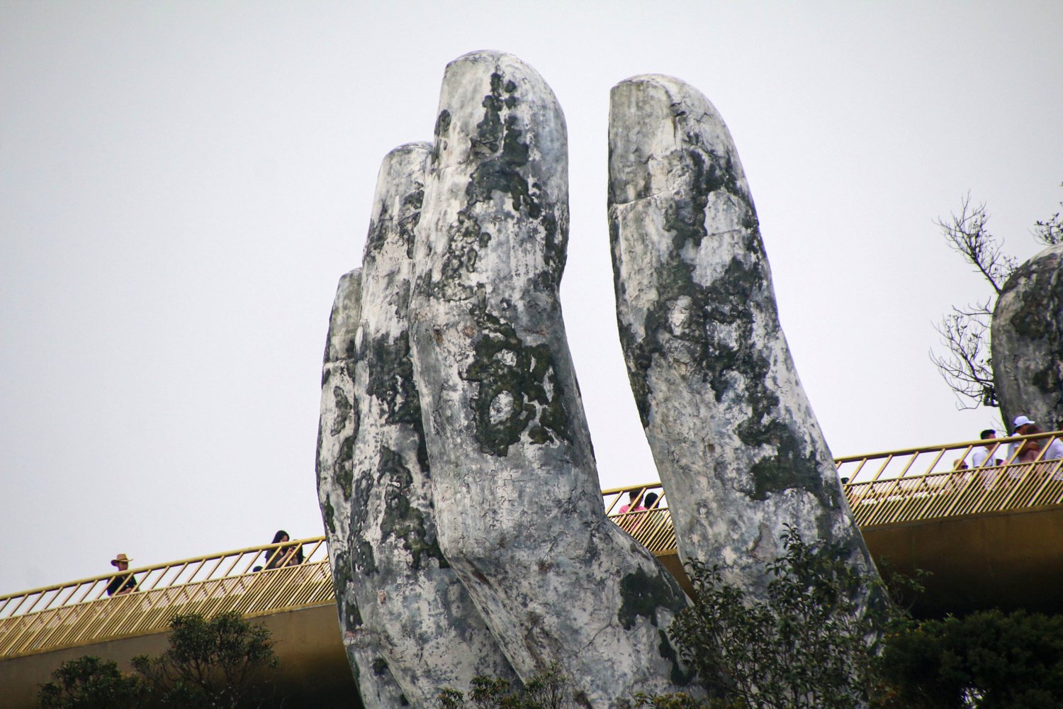The sheer size of the fingers is part of the fascinating draw of the bridge.