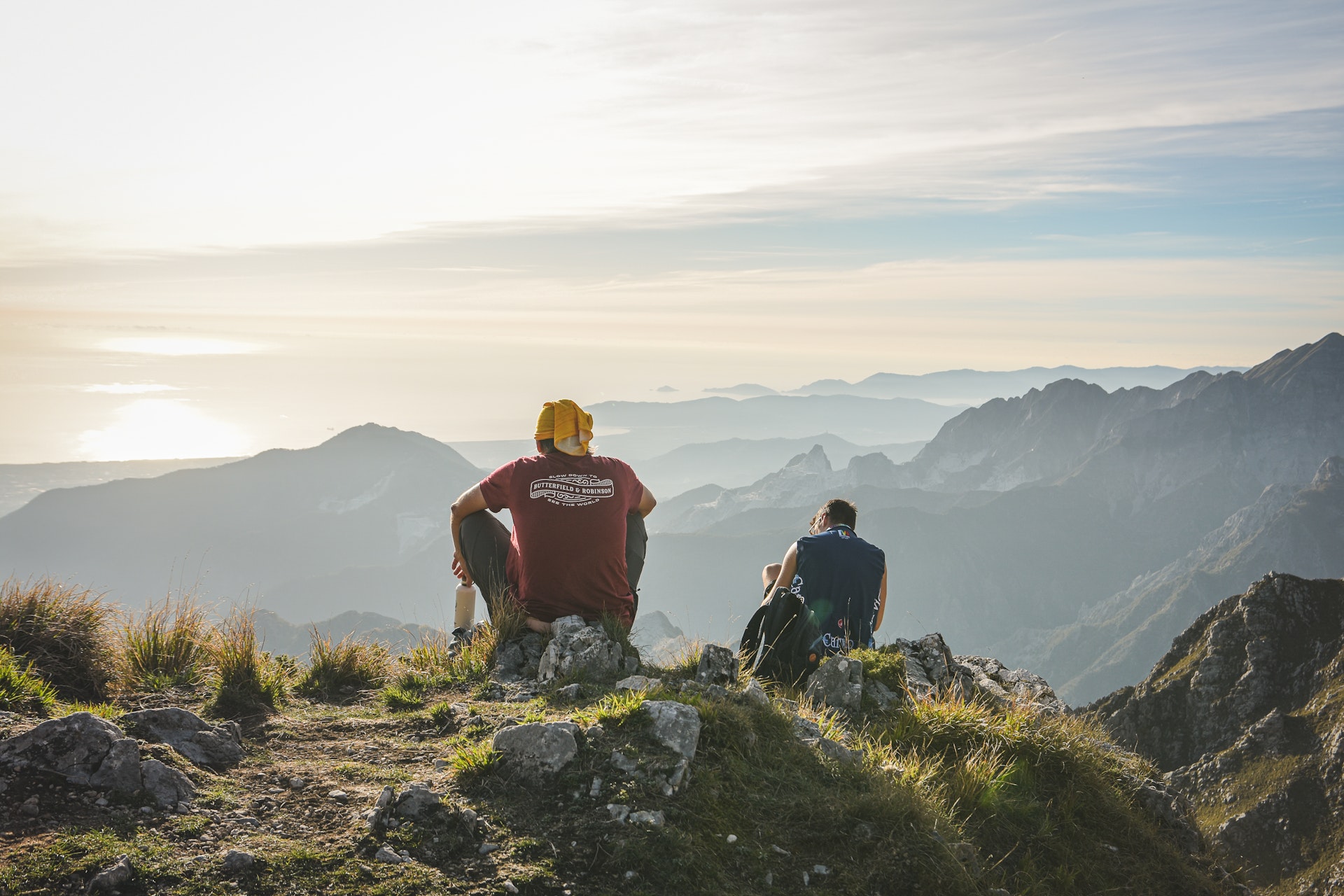 Watching the sunrise in Nello Conti