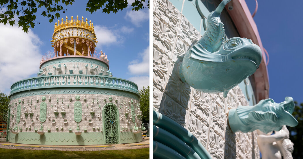 A 40-Foot Wedding Cake in the English Countryside