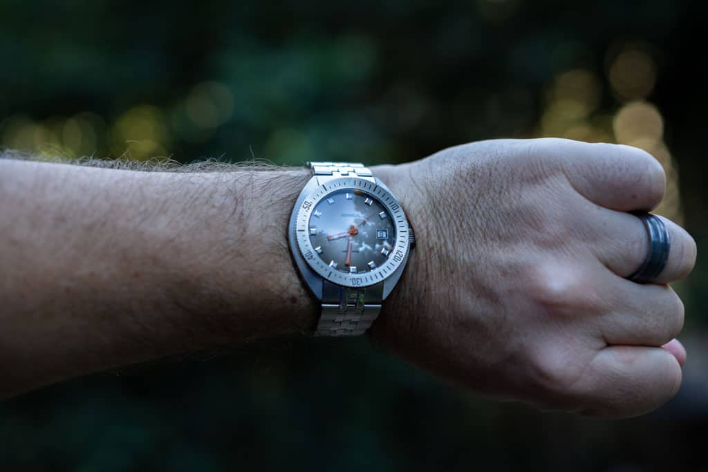 On Wrist Benrus Orbit Robot Skindiver Review