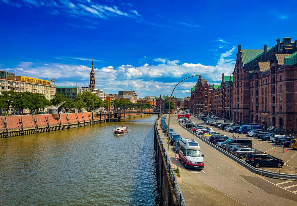 One Day in Hamburg | Image of the River Running through Hamburg