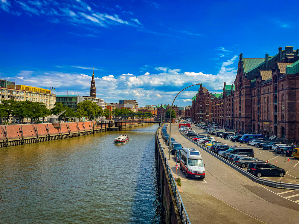 One Day in Hamburg | Image of the River Running through Hamburg