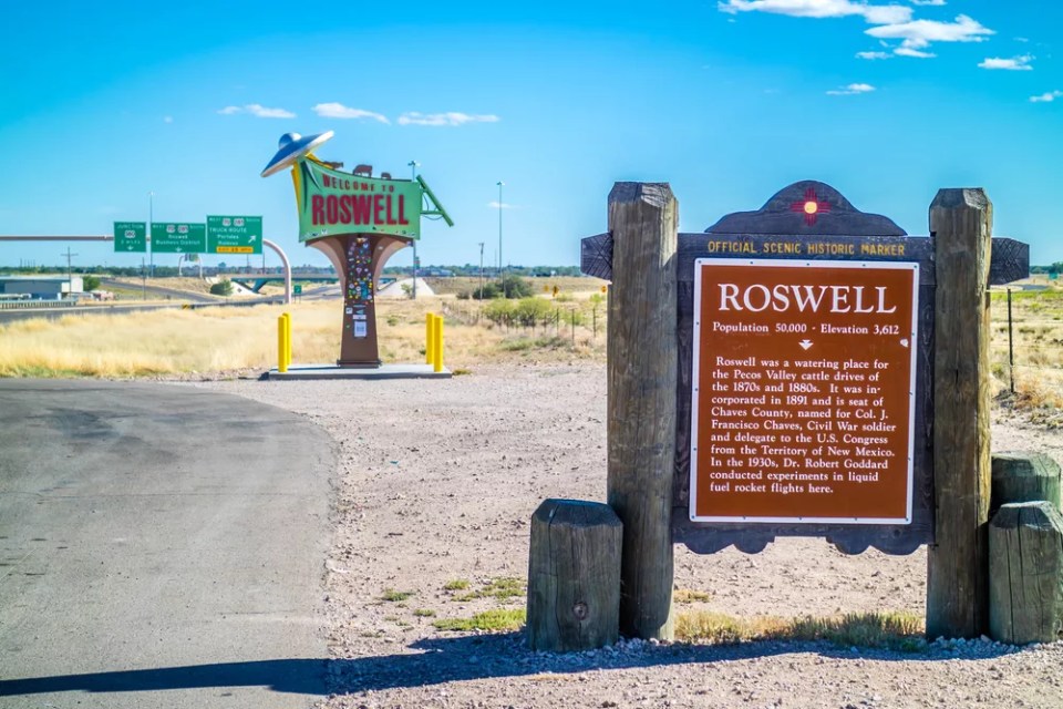 A welcoming signboard at the entry point of the town