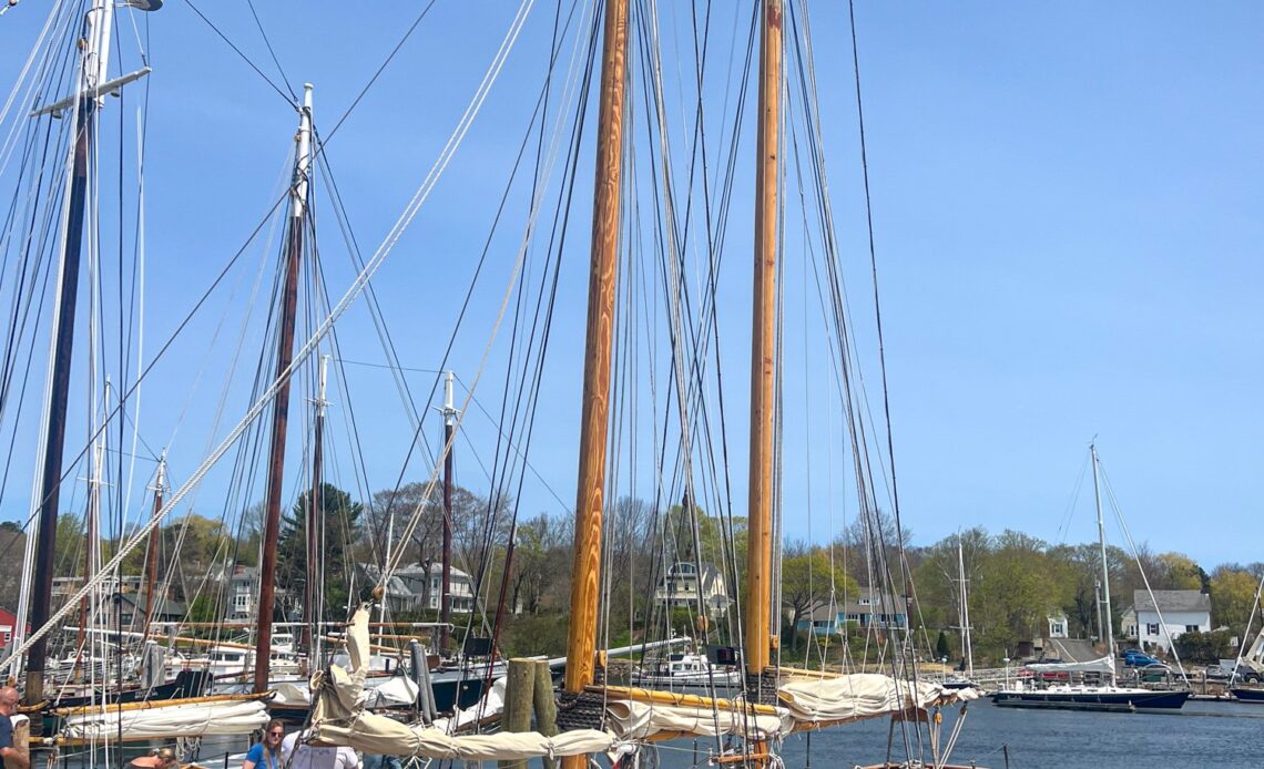 Schooner Olad in Camden Harbor, Maine