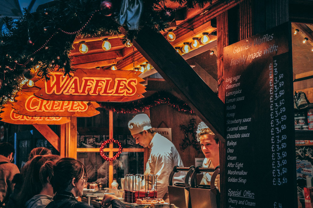 German Christmas Market Booth