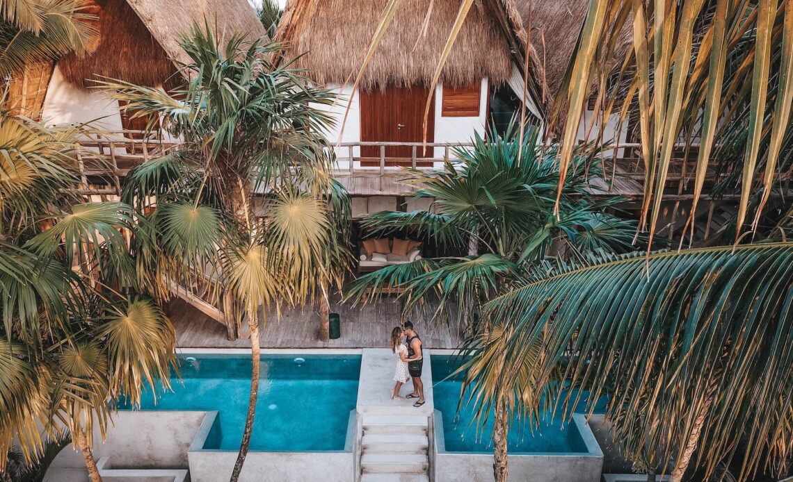 Consider booking a honeymoon in Mexico, at a resort like La Valise Tulum (photo: Roberto Nickson)