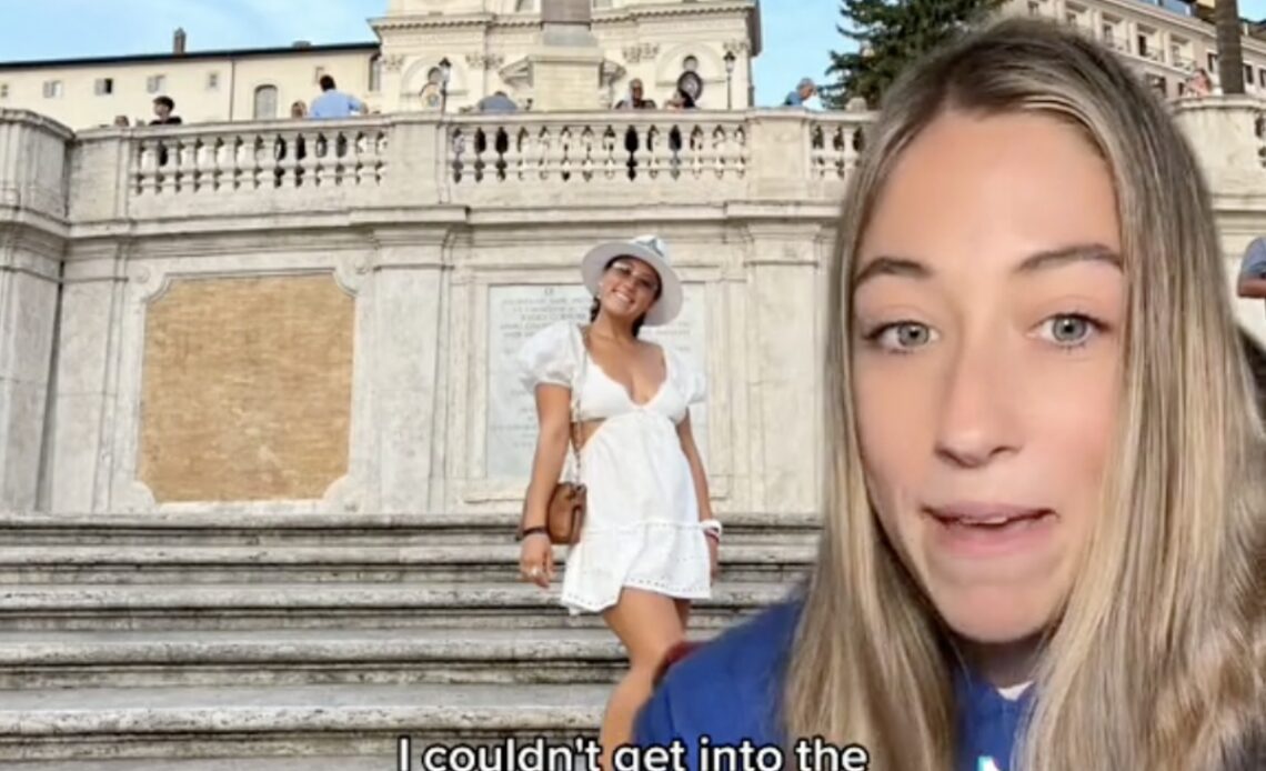 Woman warns tourists about strict Rome dress code