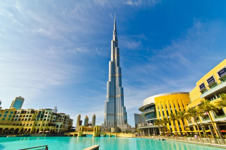 Burj Khalifa, world's tallest tower.