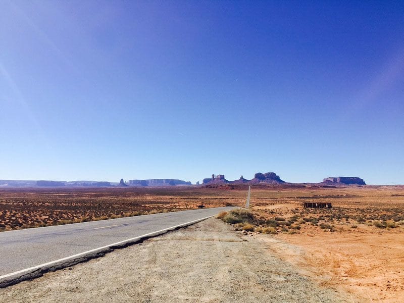 Leading to Monument Valley