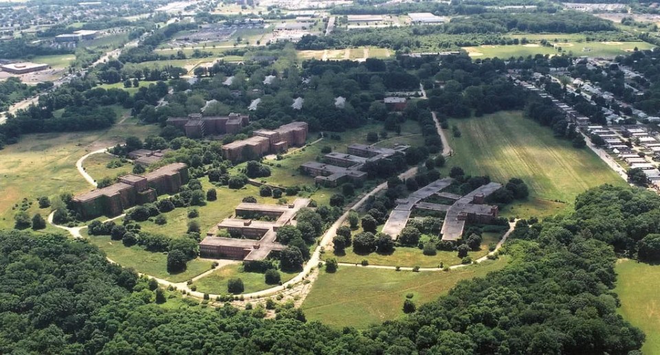 Bird's Eye View of Byberry Mental Hospital