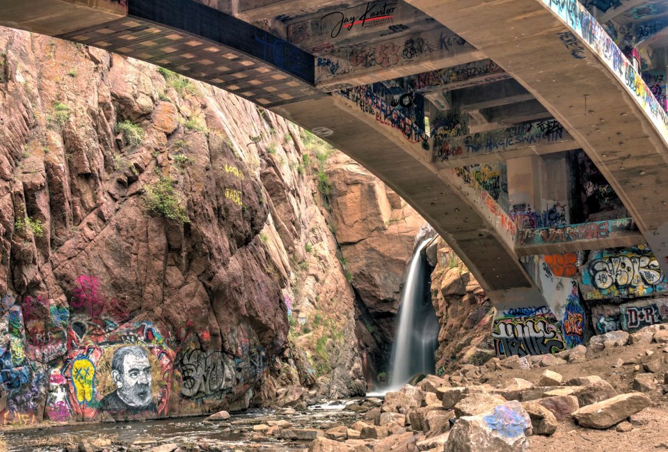 Rainbow Falls Outside Manitou Springs, Colorado