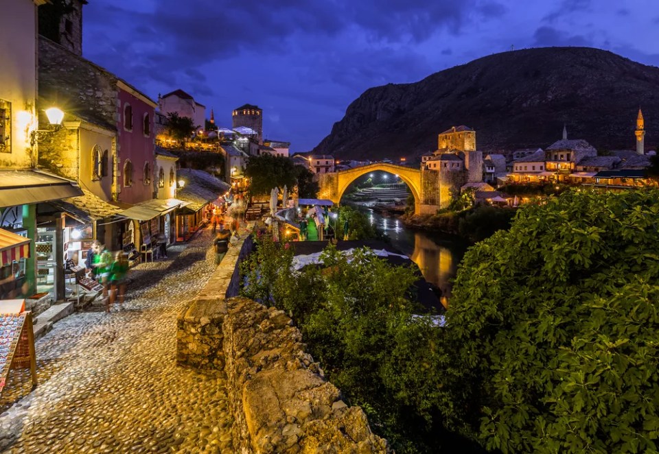 Old Bridge in Mostar - Bosnia and Herzegovina 