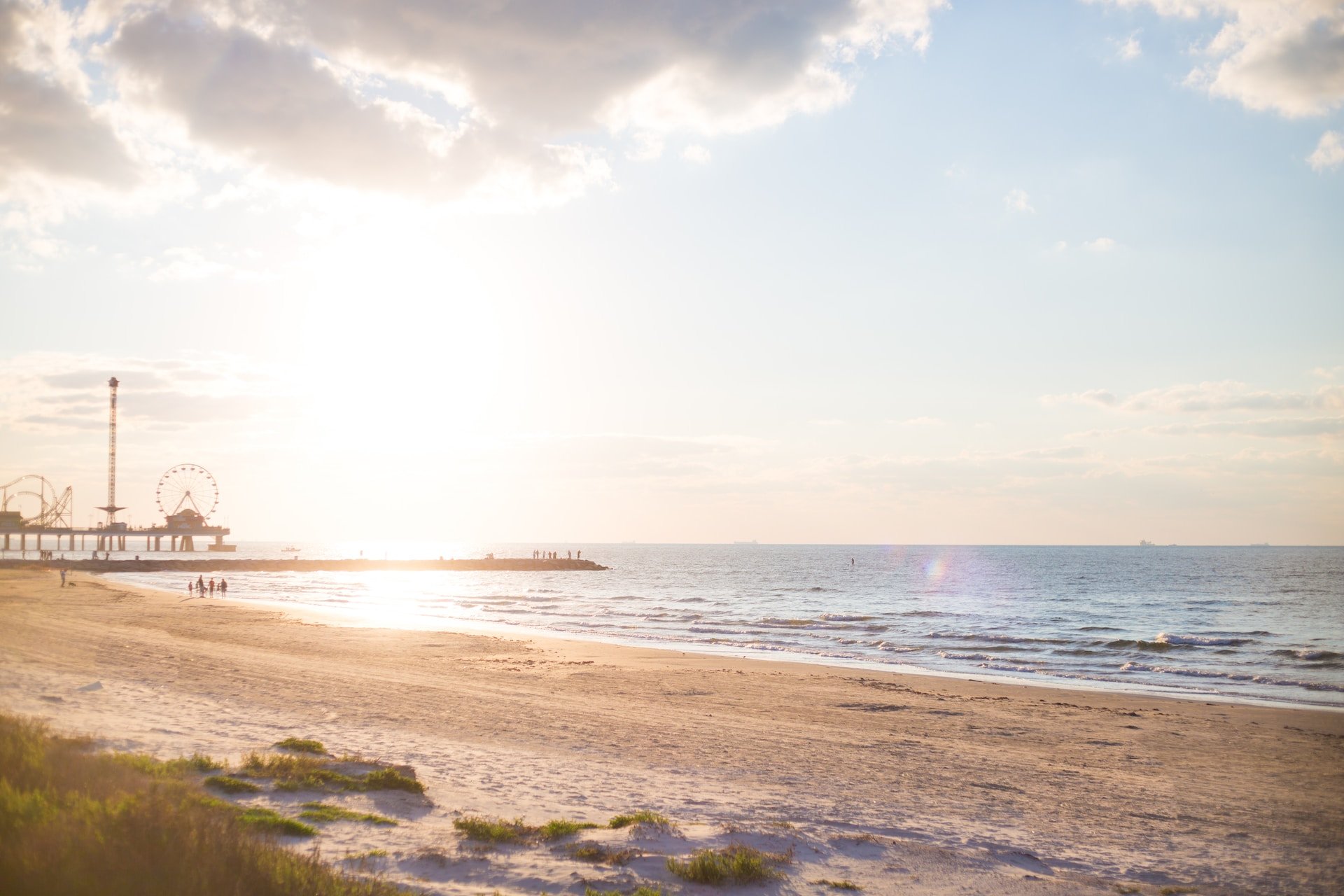 Sunrise on Galveston Island (photo: Vashti Collins)