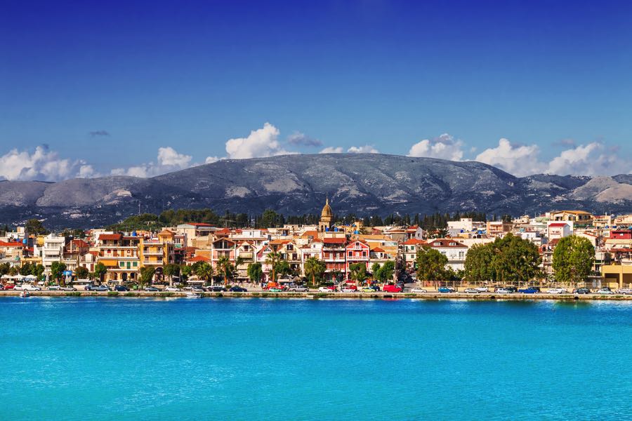 Zante Town from the sea