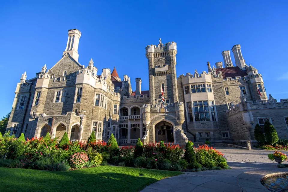 Casa Loma mansion and garden in midtown Toronto