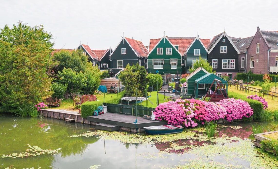 Charming village of Marken, Netherlands