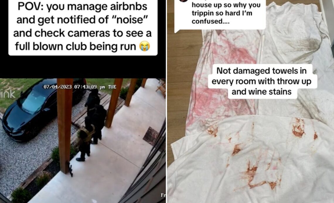 Airbnb host catches guests using property as a ‘full-blown nightclub’