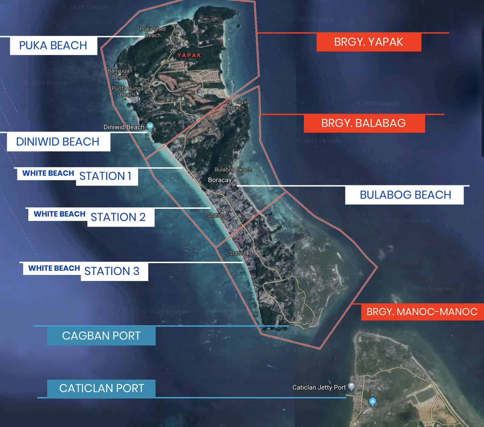 Boracay Island Map