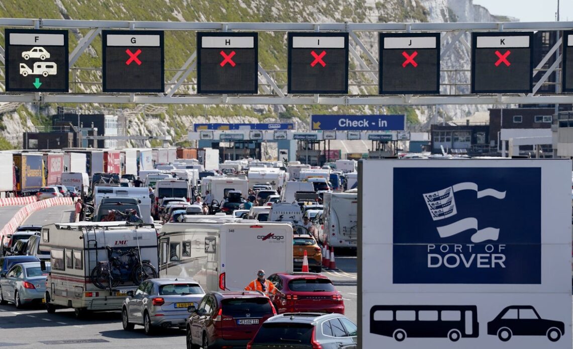 Dover travel chaos as Britons headed on summer holidays stuck in two-hour queues