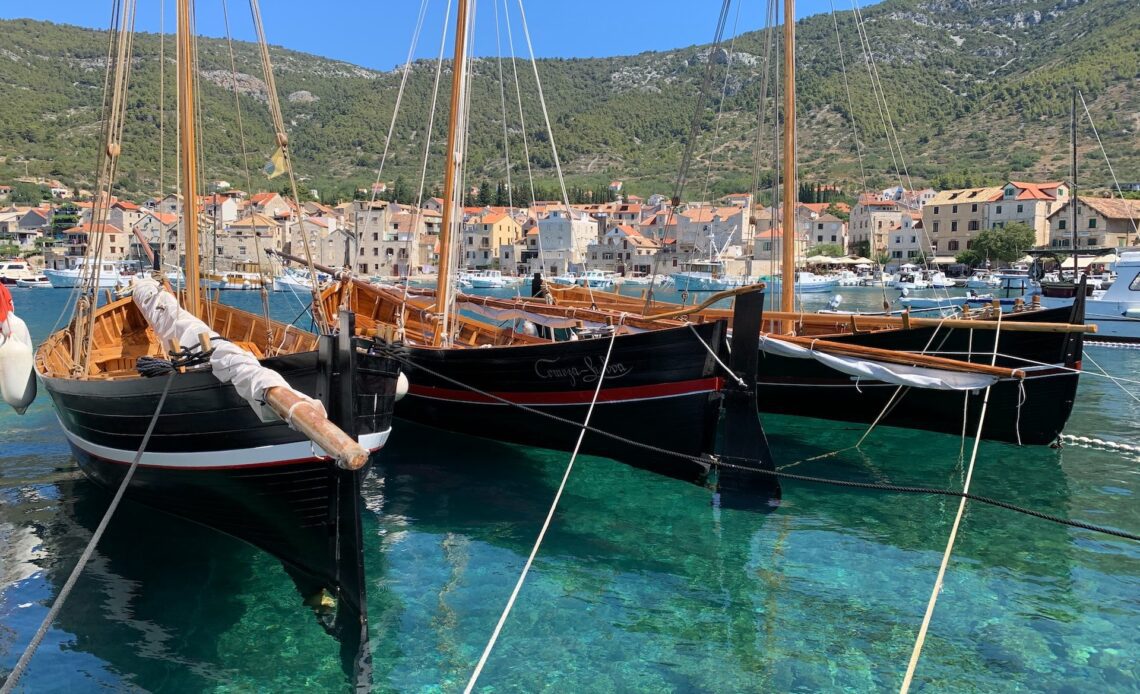 Sailboats in Vis, Croatia (photo: Jared Lisack)