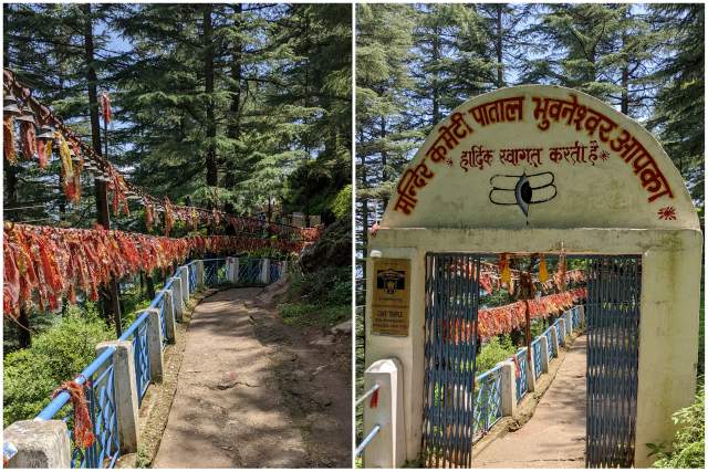 Way to Patal Bhuvaneshwar Caves