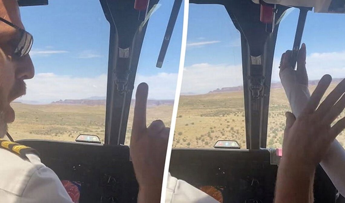 Pilot shouts at tourist grabbing helicopter controls over Grand Canyon | News