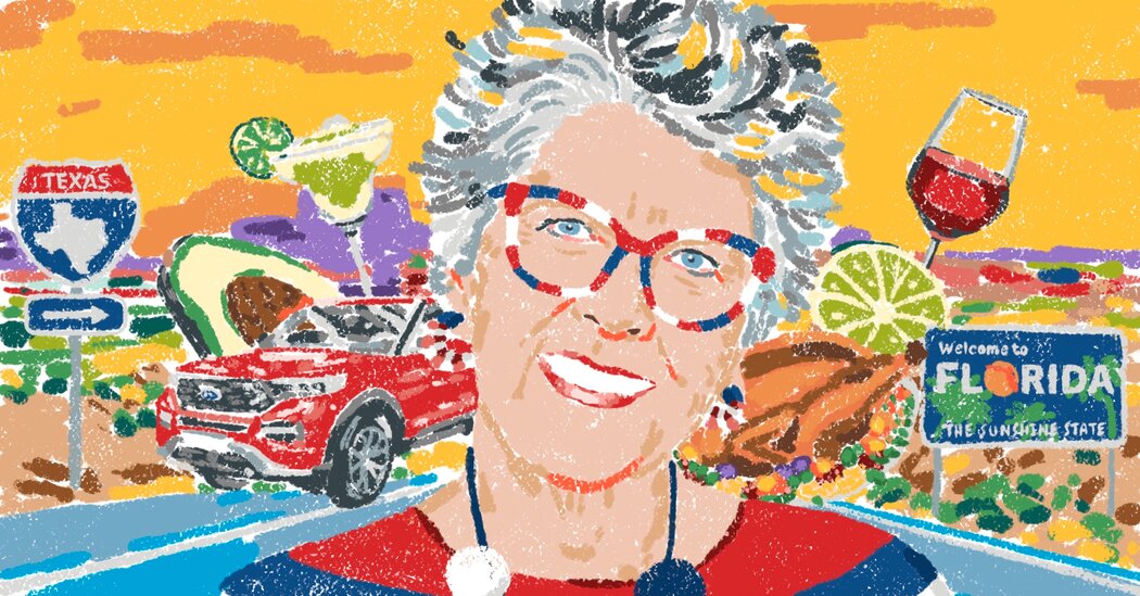 Prue Leith’s 2,200-Mile Road Trip From California to Florida