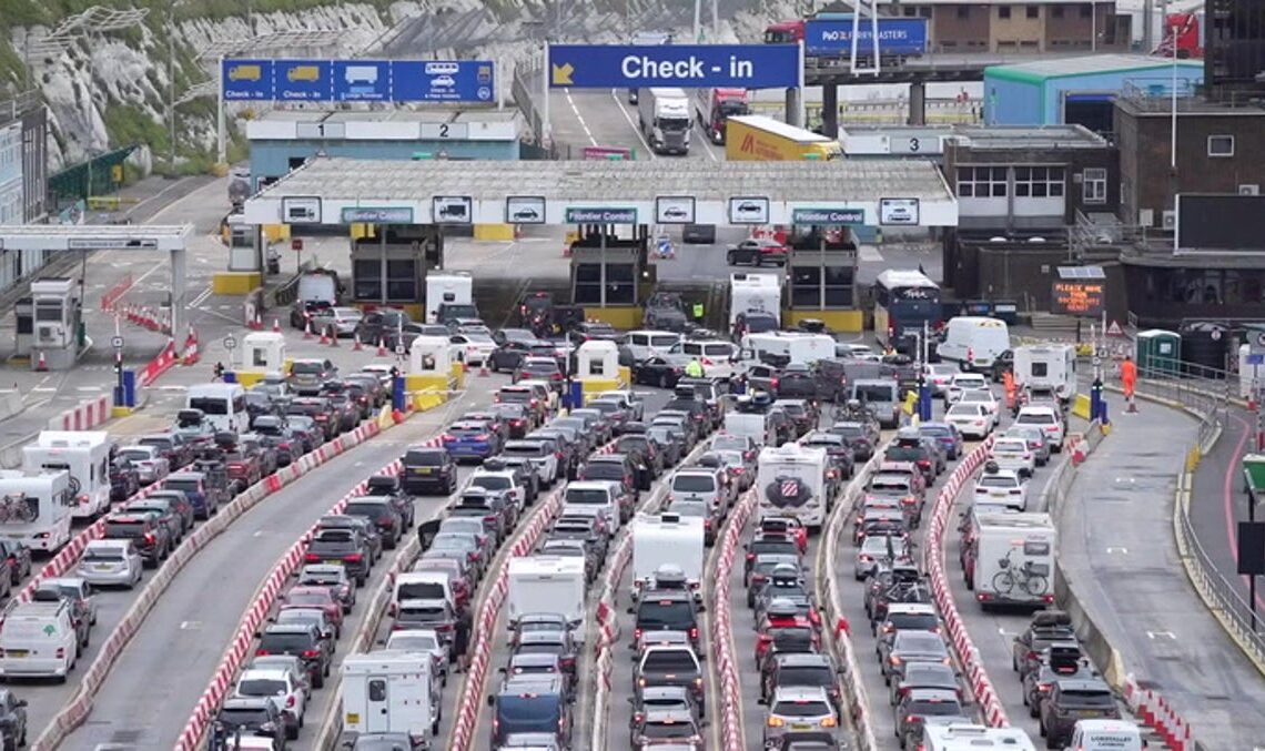 Queues at Port of Dover as hectic summer travel period begins | News