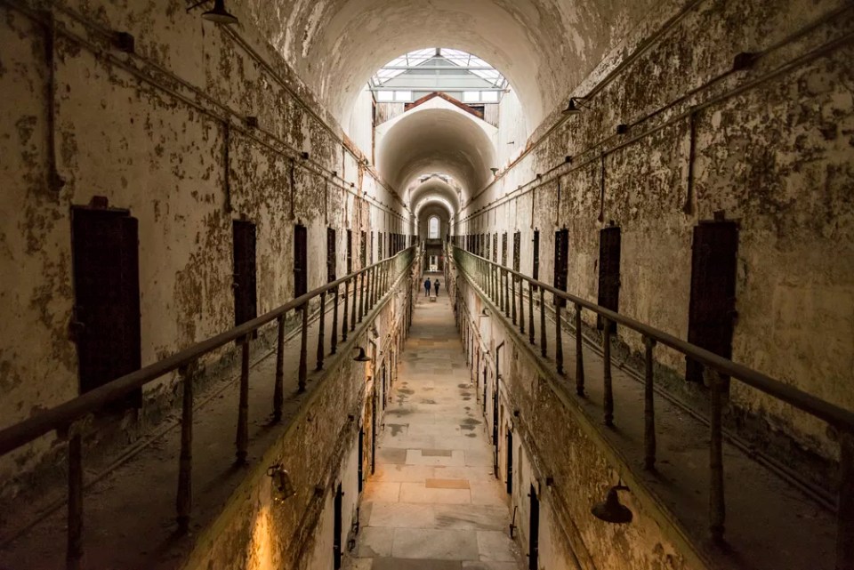 Historic Eastern State Penitentiary in Philadelphia, Pennsylvania