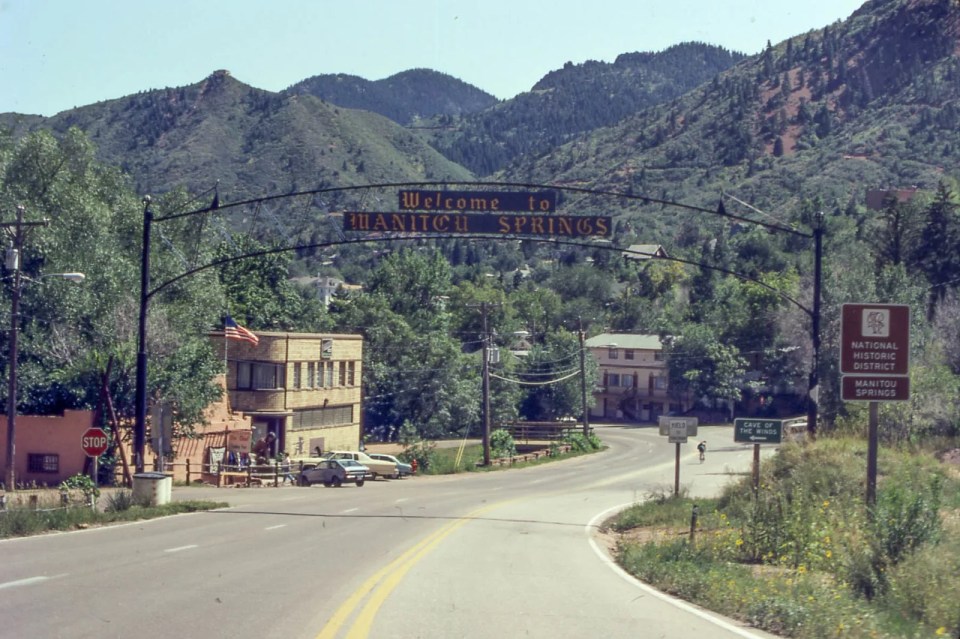 Manitou Springs is the little town at the base of Pikes Peak.