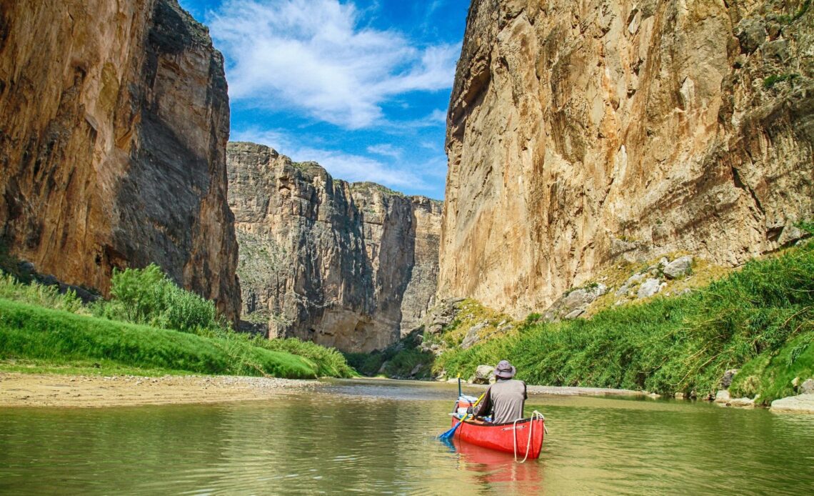 Canoeing the Rio Grande through Santa Elena Canyon in Big Bend National Park is a true outdoor adventure in Texas (photo: Mick Haupt)