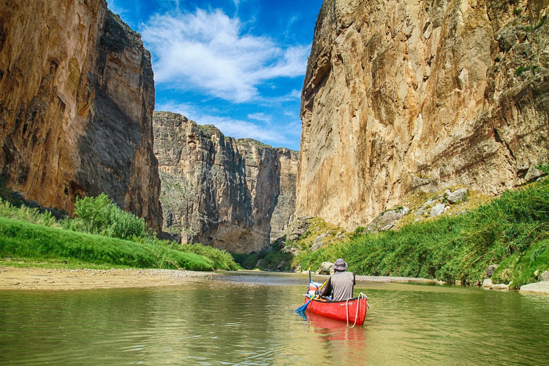 Canoeing the Rio Grande through Santa Elena Canyon in Big Bend National Park is a true outdoor adventure in Texas (photo: Mick Haupt)