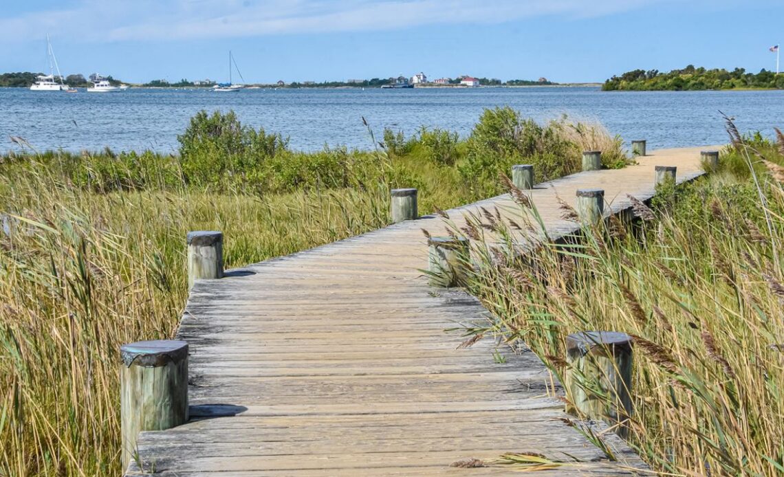 Block Island boasts more than 30 miles of coastal and inland trails.