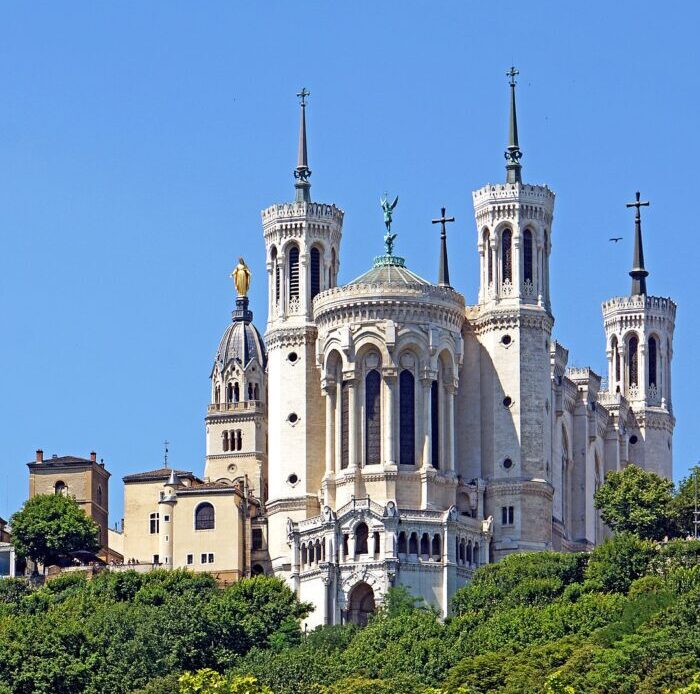 Basilica of Notre-Dame de Fourviere by Dennis Jarvis via Wikimedia cc