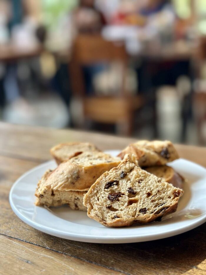 Raisin Bread at Cafe Agapita