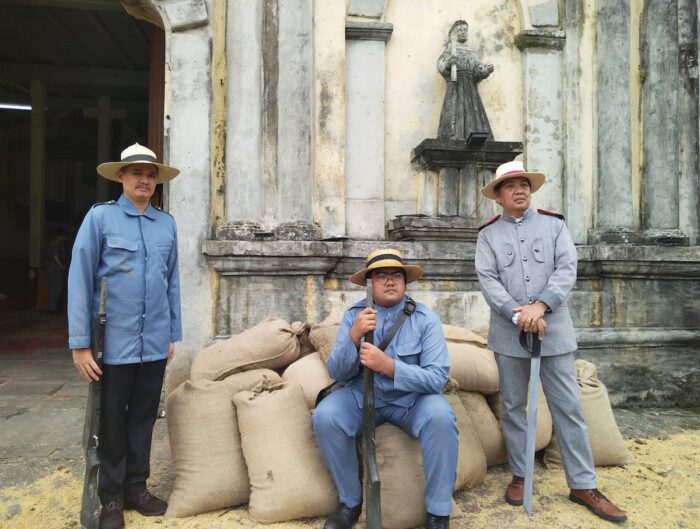 Republica Filipina Reenactment Group at Tayabas Basilica