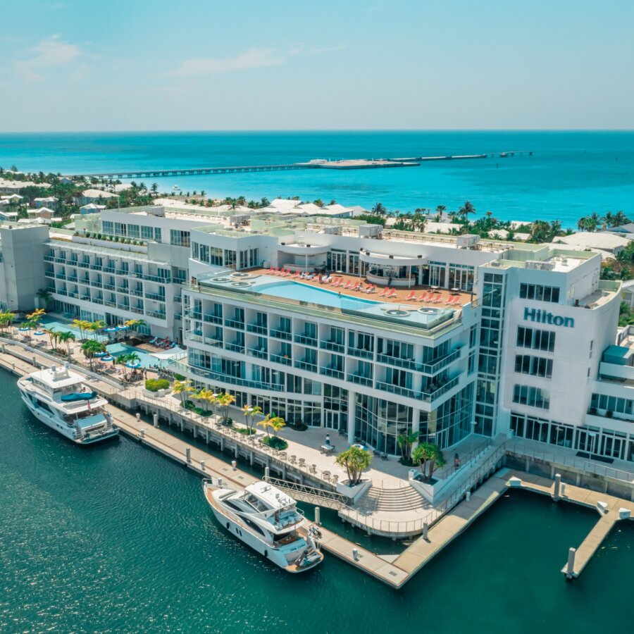 Aerial view of Resorts World Bimini, The Bahamas