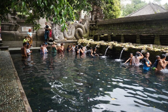 Tirta Empul Water Temple in Ubud Bali