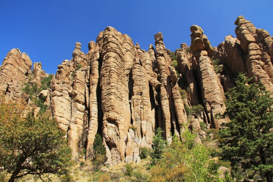 Organ Pipe Formation in Chiricahua National Monument