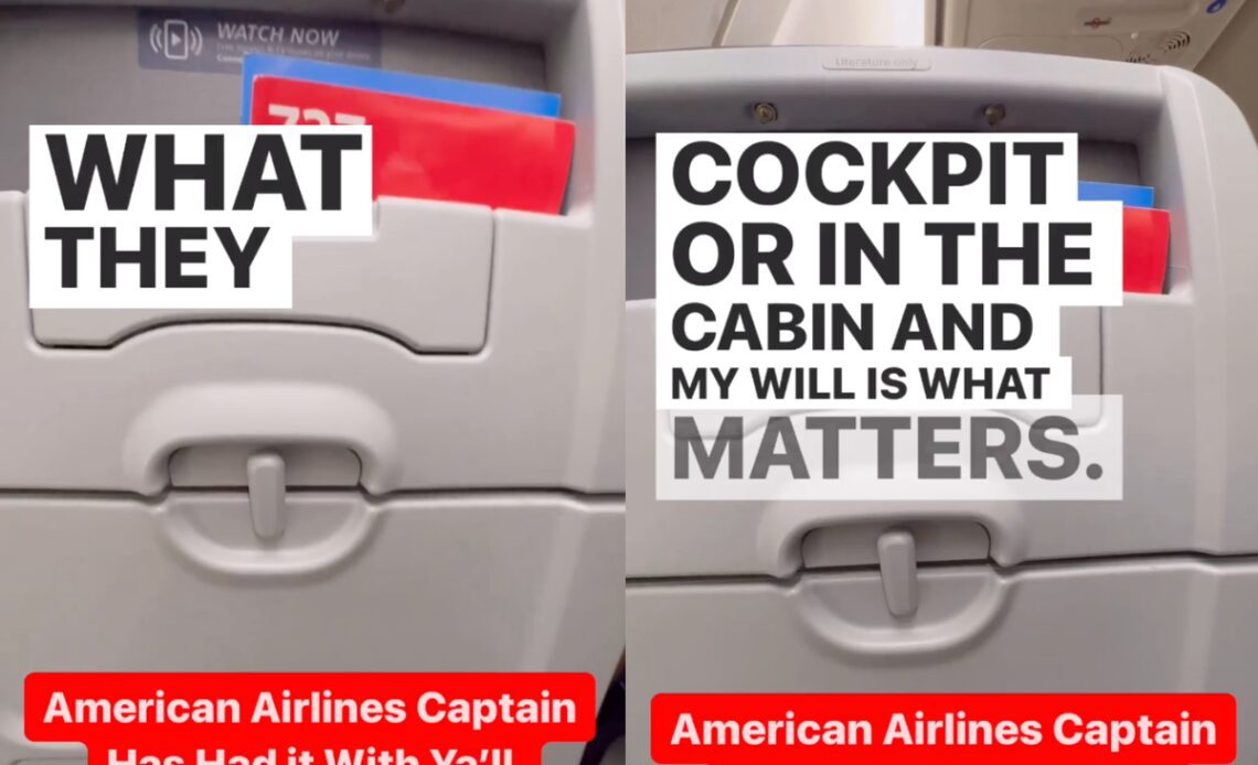 American Airlines captain praised for candid announcement to passengers: ‘Nobody wants to hear your video’