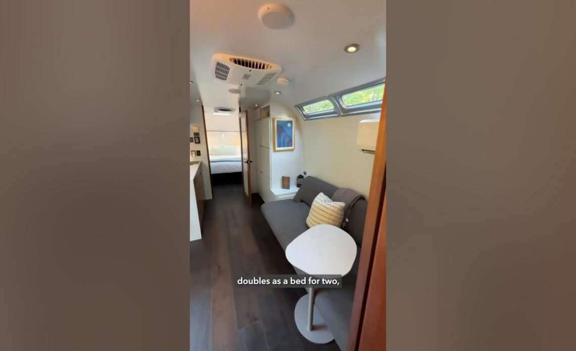 Camp like a CELEBRITY in the AutoCamp Airstream! #shorts