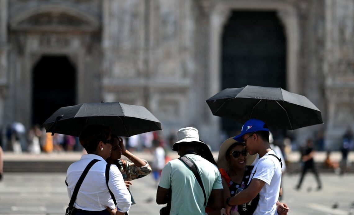 Italy warns people to avoid sun from 10am until 6pm as heatwave expected to hit this week